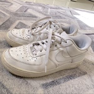 White Nike Air Force Ones